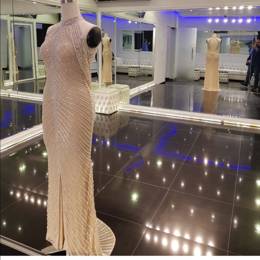 Custom made evening gown
